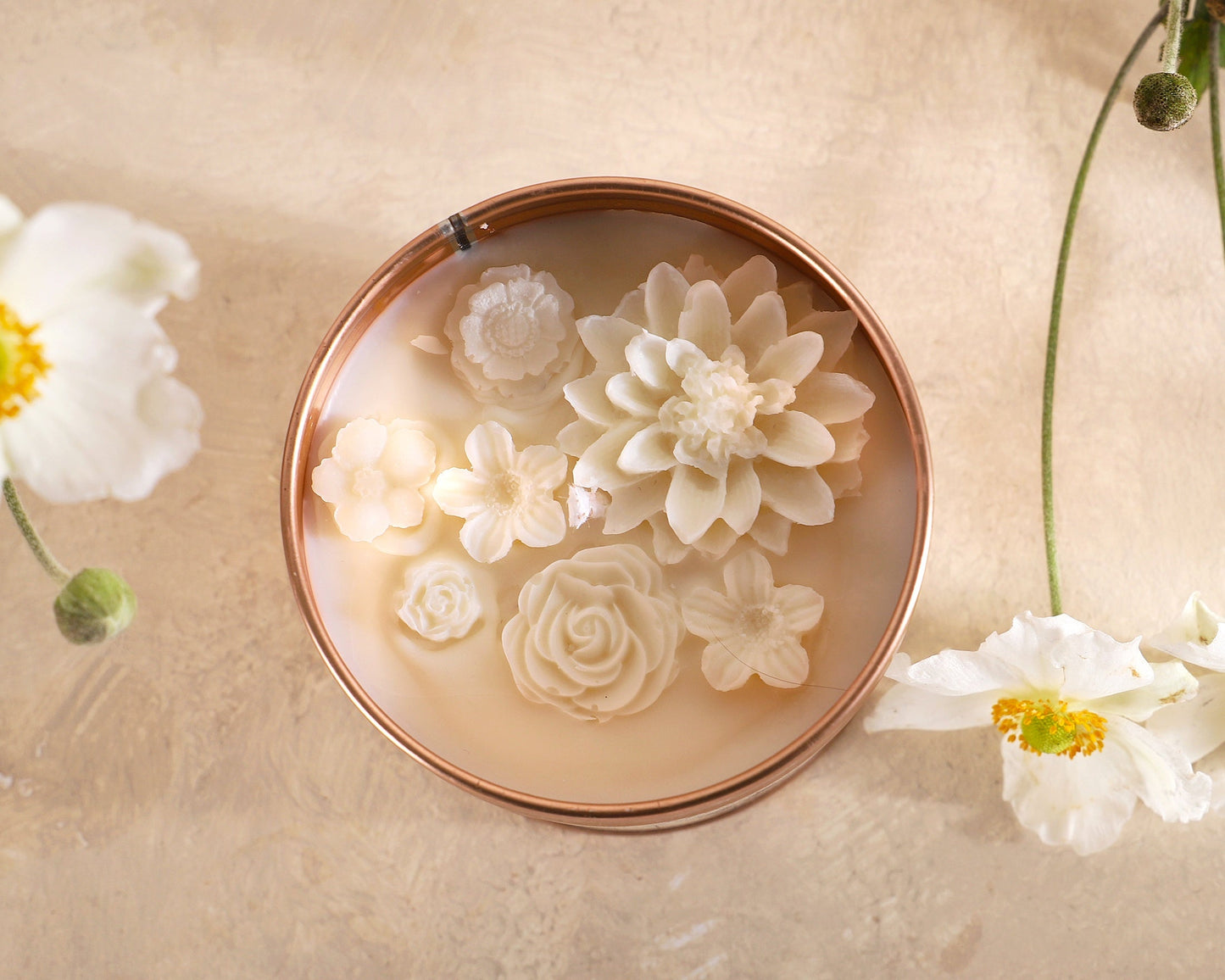 SEASIDE GARDEN Natural Soy Wax Candle