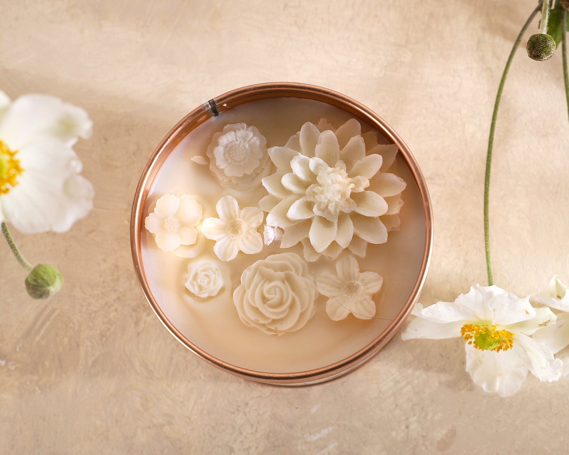 SEASIDE GARDEN Natural Soy Wax Candle