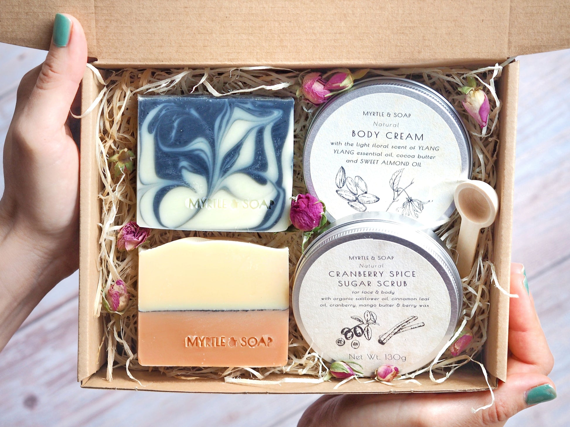 Myrtle MyBox Self Care skincare and soap set