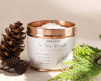 Myrtle & Soap In the Woods Natural Soy Wax Candle