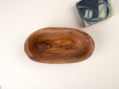 Olive Wood Soap Dish