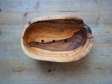 Load image into Gallery viewer, Olive wood soap dish